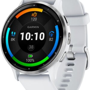 Garmin Venu 3 45mm GPS 智能手表 白石色